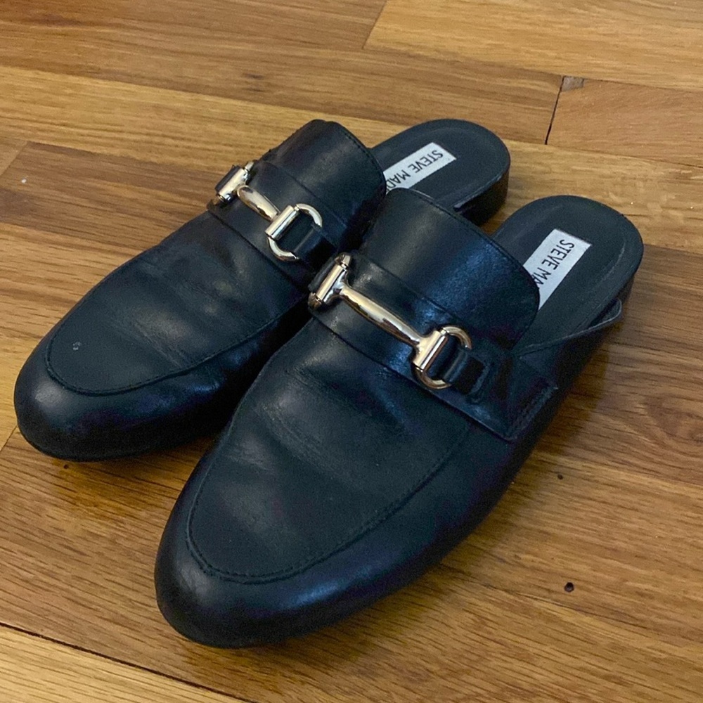 Steve Madden Women’s Black Loafers Size 7.5